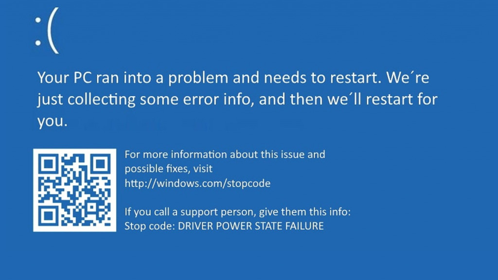DRIVER_POWER_STATE_FAILURE Windows 11 BSoD