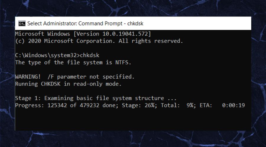 Chkdsk Command Prompt