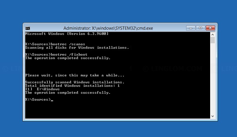 Windows Server 12 startup repair fix boot