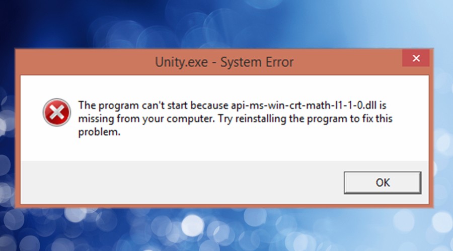 api-ms-win-crt-math-l1-1-0.dll error message