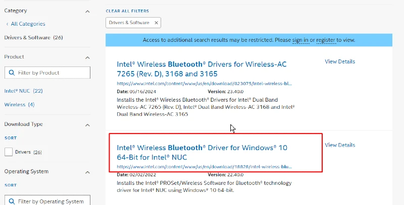 windows 10 bluetooth