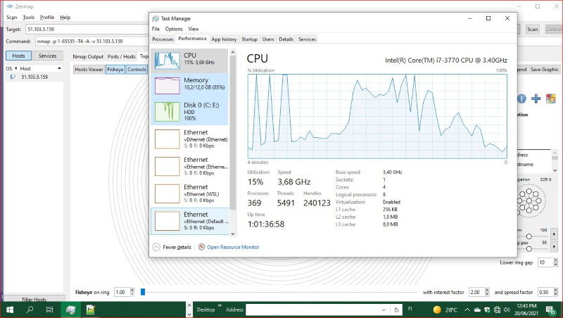 high cpu usage on windows