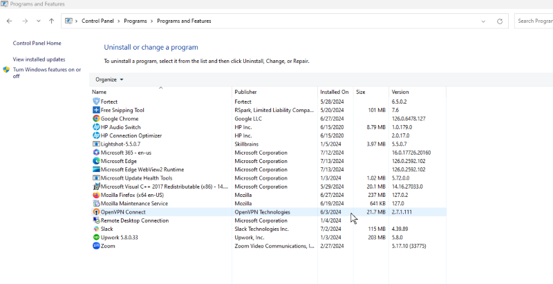 Windows 10 System Restore Points Disappearing_ programs and features