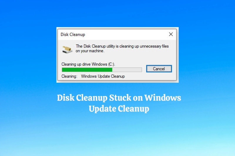 Disk Cleanup Stuck on Windows Update Cleanup