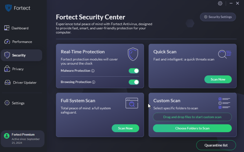 fortect new security