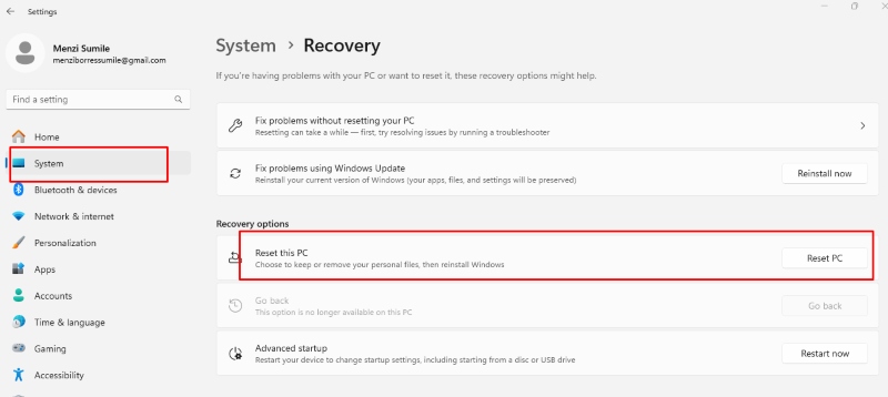 reset this pc: Computer Stuck on Preparing to Configure Windows 10/11