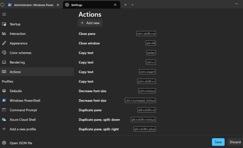 action tab windows terminal_ Customize Windows 11 Terminal