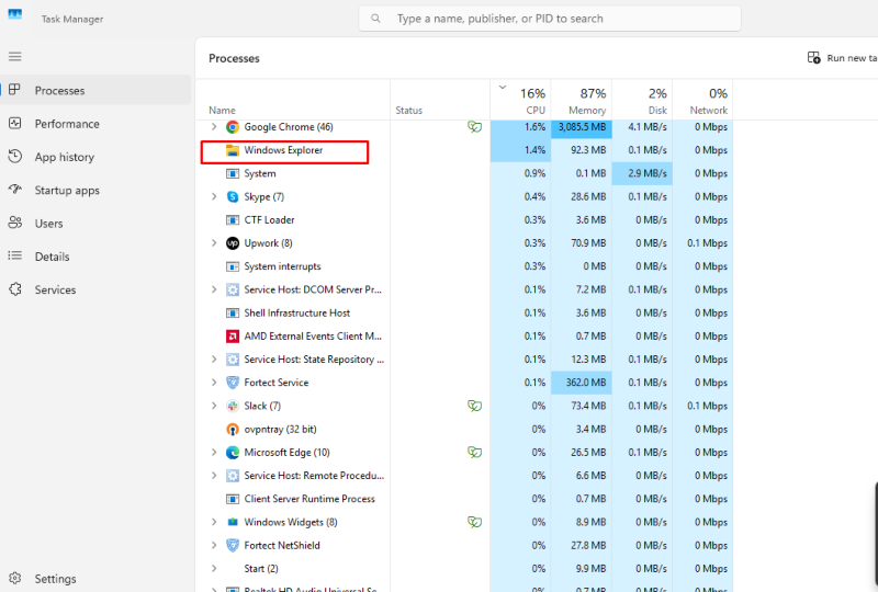 windows explorer: Taskbar Auto-Hide Issue in Windows 11