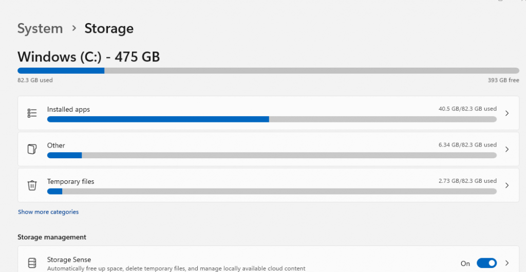 system storage: Windows Updates Keep Reverting