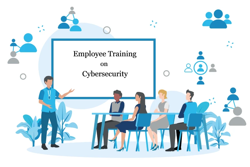 employee training on cubersecurity illustration: deepfake phishing attacks