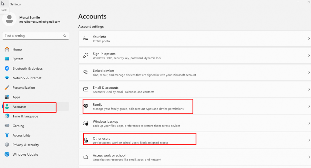 restrict accounts: Bootkit