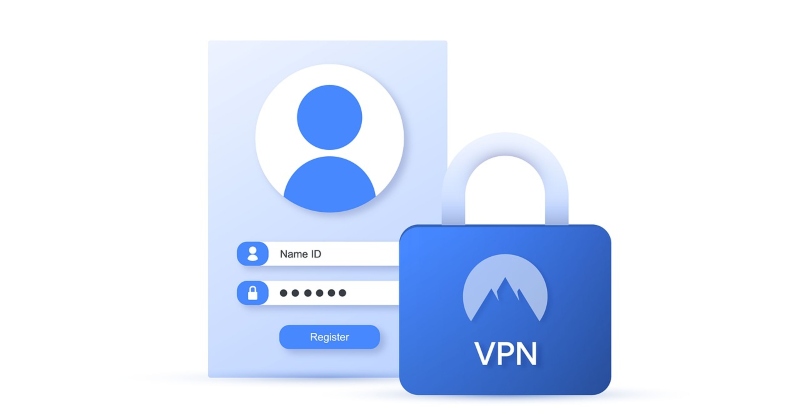 VPN illustration: Secure Your Computer at Home