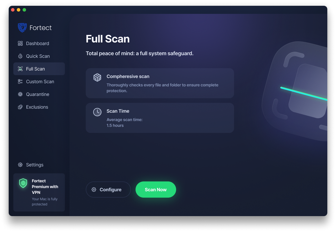 Fortect Mouse Fortect Mac Suite: Running and Managing Scans - Fortect